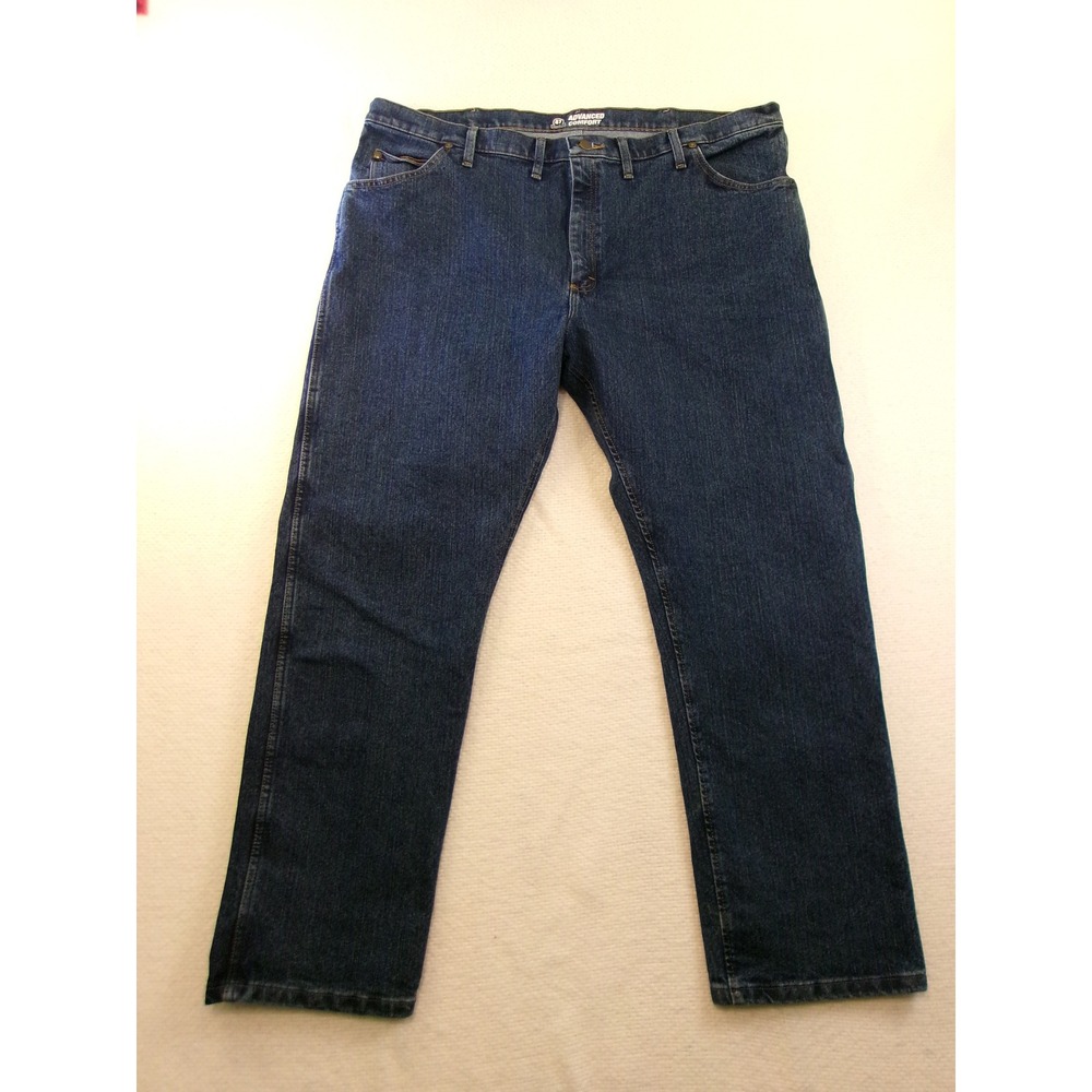 Wrangler 47 Advanced Comfort‎ Regular Fit Jeans Dark Wash 44x32 1047MACMS